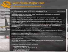 Tablet Screenshot of dutch-flankers.nl
